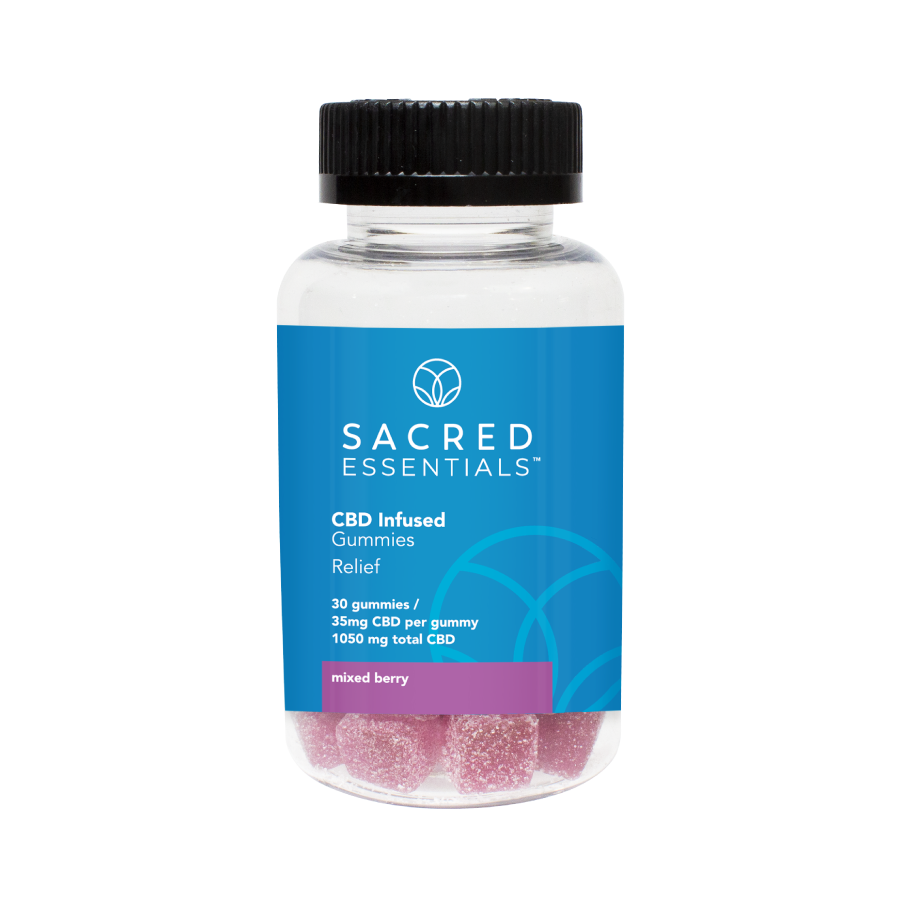 Sacred Essentials™ CBD Infused Gummies - Relief